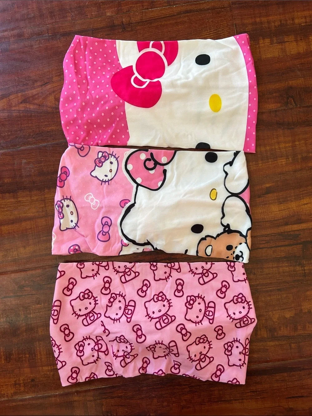 Hello Kitty Pink Patterned headband Set-6 piece